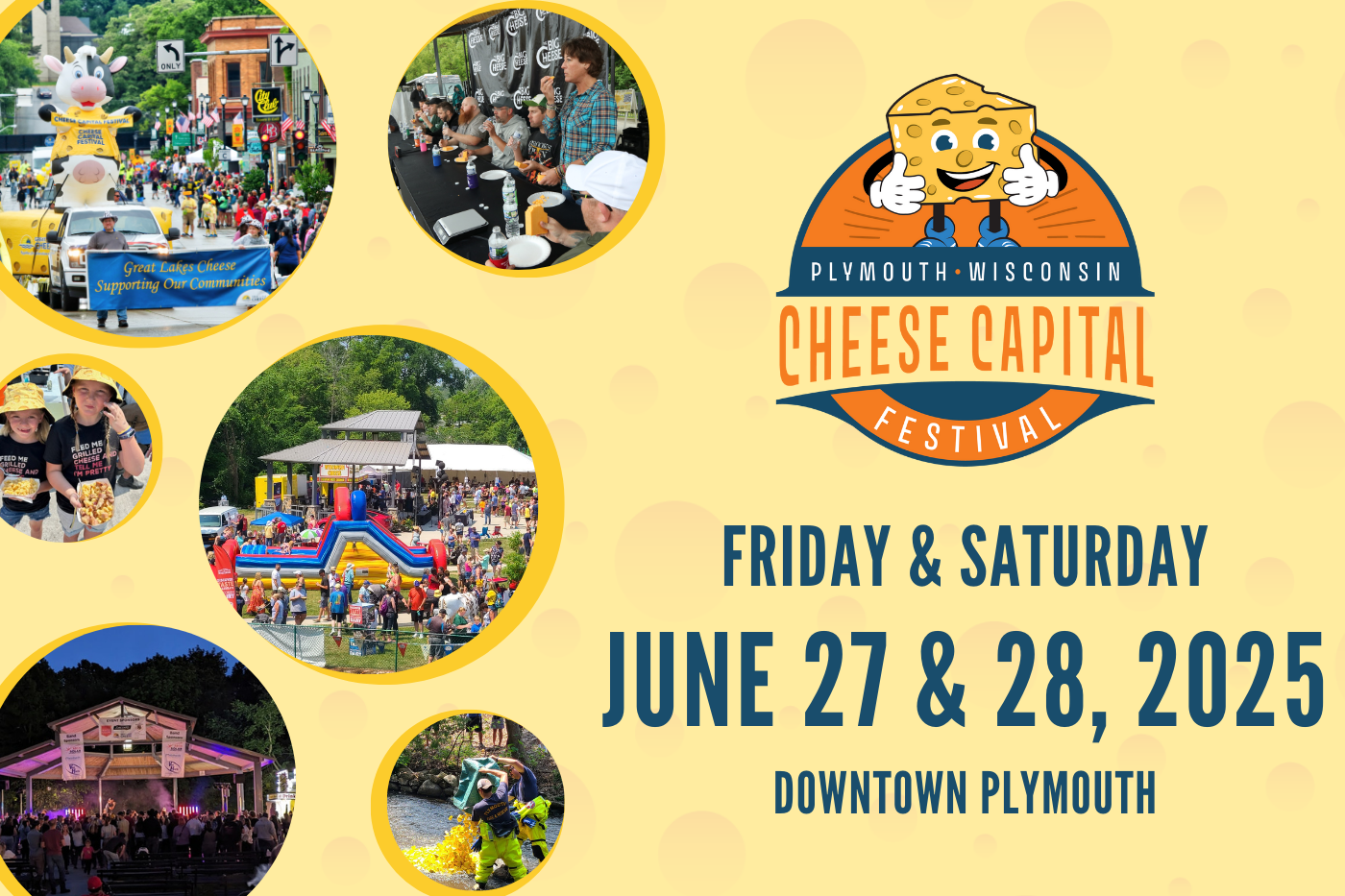 2024 Cheese Capital Festival Facebook Header 1400 x 933 px